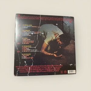 Vinyl Record Album with Intense Cover Art